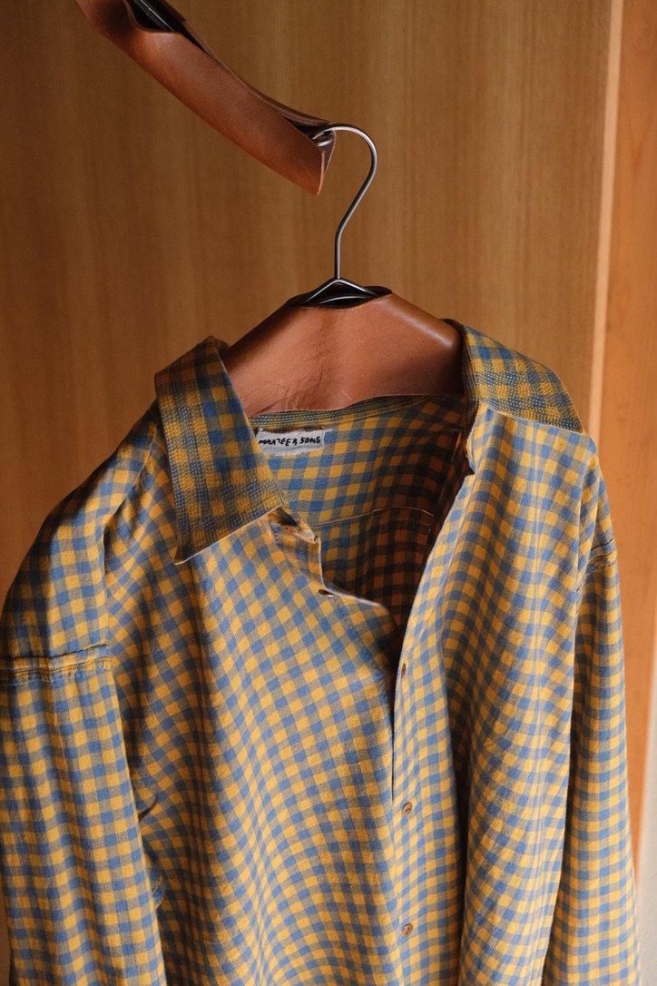 GUPTA Cotton Khadi Check Shirt - 商品帖 | 柿乃葉 GUPTA Cotton Khadi Check Shirt - 商品帖 | 柿乃葉
