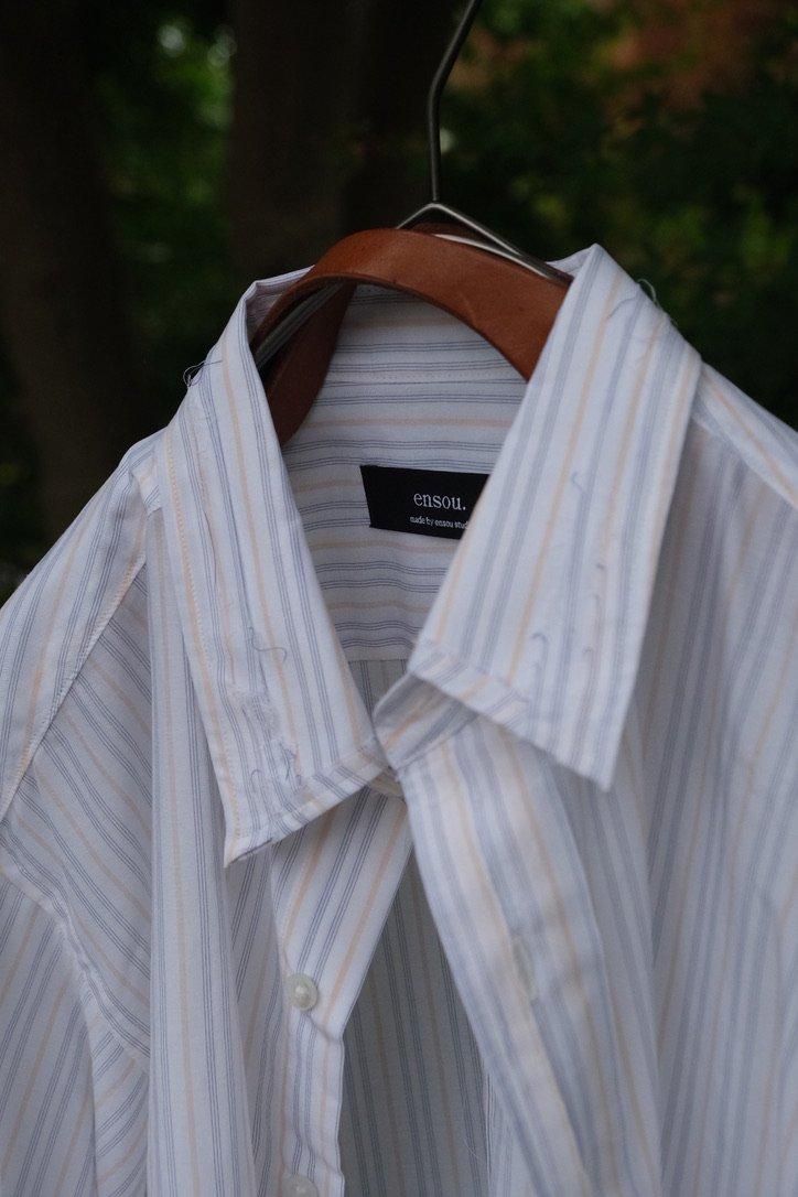 Rough Cut Shirt - 商品帖 | 柿乃葉 / KAKINOHAHANARE Rough Cut Shirt - 商品帖 | 柿乃葉 / KAKINOHAHANARE