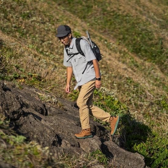 リッジマウンテンギアBasic ShortSleeveShirt Stripe RIDGE MOUNTAIN GEAR Basic Short Sleeve Shirt 