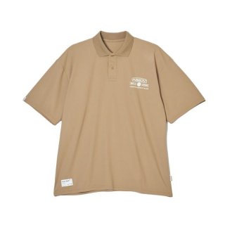 AS2OVCph/Golf™   OVERSIZE S/S POLO COYOTE å ԡ ݥ ݥ