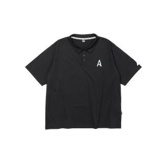 POLeR  adressco®︎ POLO SHIRT BLACK