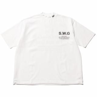 PLAY MOCKNECK TEE, WHITE