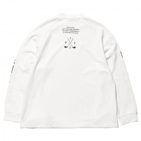 golfickers ロングスリーブMock Neck 白　XL golfickers ロングスリーブMock Neck 白 XL