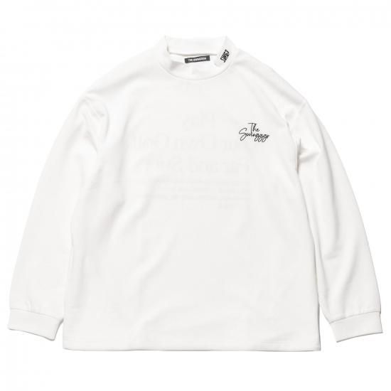 golfickers ロングスリーブMock Neck 白　XL SWINGGGR PLAY MOCKNECK L/TEE