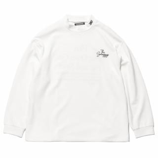 PLAY MOCKNECK L/TEE, WHITE