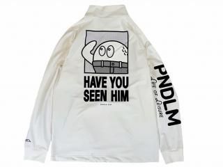 PNDLM GOLF BOY MOCKNECK LONG WHITE