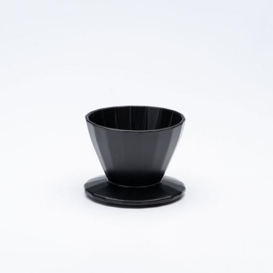 黒色光沢円錐形陶器 黒磁ゴブレット/円錐 | 藤原ヒロミツ | 糸島くらし×ここのき