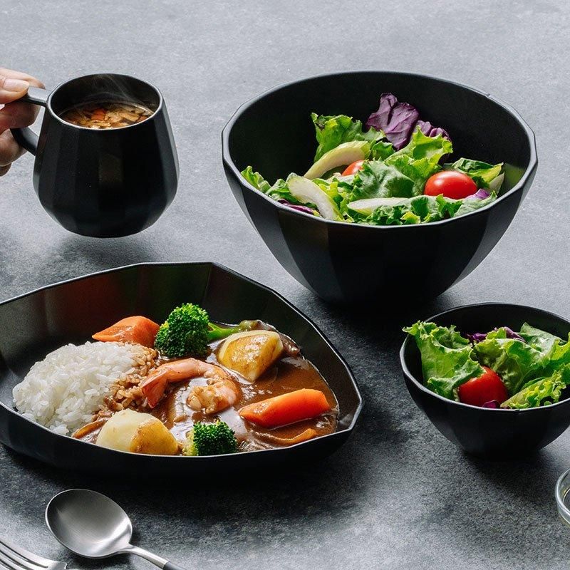 カレー皿、サラダボウル、茶碗、スープマグの4点セットの販売 カレー皿、サラダボウル、茶碗、スープマグの4点セットの販売
