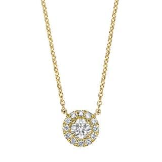 K18 ダイヤモンドネックレス Fleur（フルール） 0.2ct EXCELLENT エクセレントカットの商品画像
