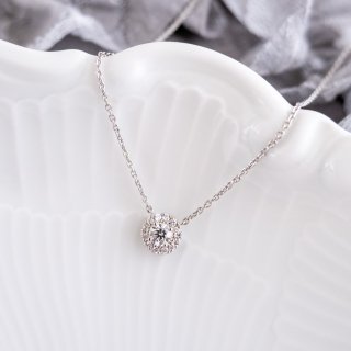 Pt ɥͥå쥹 Fleurʥե롼 0.2ct EXCELLENT ȥåȤξʲ