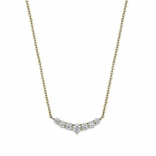 K18 ダイヤモンドネックレス La lune（ラ・リューン） 0.5ctの商品画像