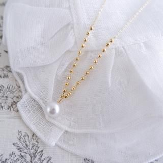 <img class='new_mark_img1' src='https://img.shop-pro.jp/img/new/icons11.gif' style='border:none;display:inline;margin:0px;padding:0px;width:auto;' />K18YG 南洋白蝶真珠 ミラーボールネックレス 45cm スライドアジャスター付きの商品画像