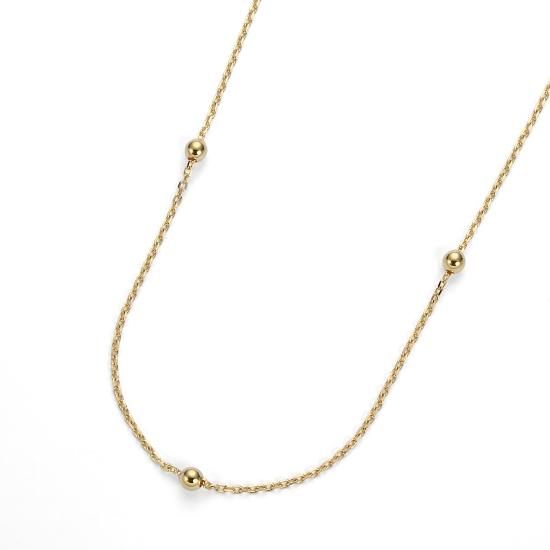 K18ロングネックレス Claire (クレール) 90cm 金具あり