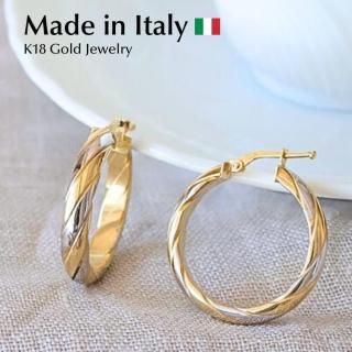 18K フープピアス | イタリア製 - ジュエリーサロン シノエクラ本店 18K フープピアス | イタリア製 - ジュエリーサロン シノエクラ本店