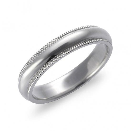 K18WGホワイトゴールド|結婚指輪 3.5mm - ShinoEclat Bridal