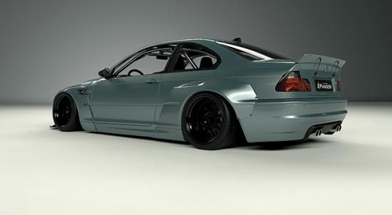 【原価28万】BMW E46 クーペ オーバーフェンダー ワイドボディキット 原価28万】BMW E46 クーペ オーバーフェンダー ワイドボディ
