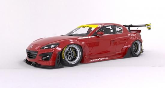 PANDEM – MAZDA RX-8 WIDE BODY KIT - TN service Kyoto
