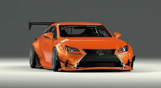 YM MODEL レクサスRCFロケットバニー Rocket Bunny – LEXUS RC-F WIDE BODY KIT (GT Wing) Ver.1