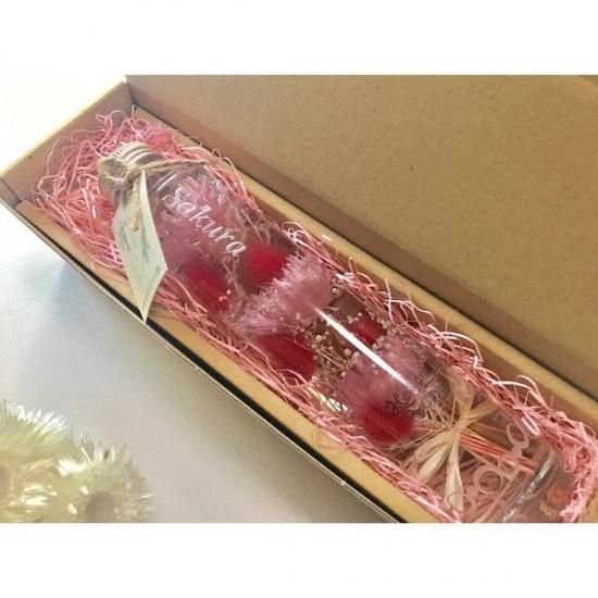 ハーバリウム キュート系【カラフルローズS】オーダーページ カラフルハーバリウム | ハーバリウム通販・ギフト／KOTOHANA