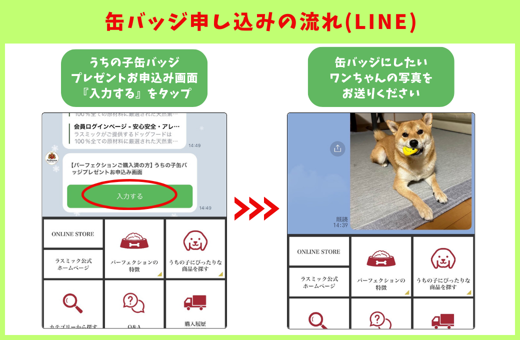 申込みの流れ