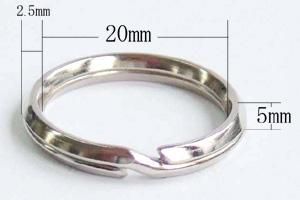 押二重カン20mm【ニッケル】5コ