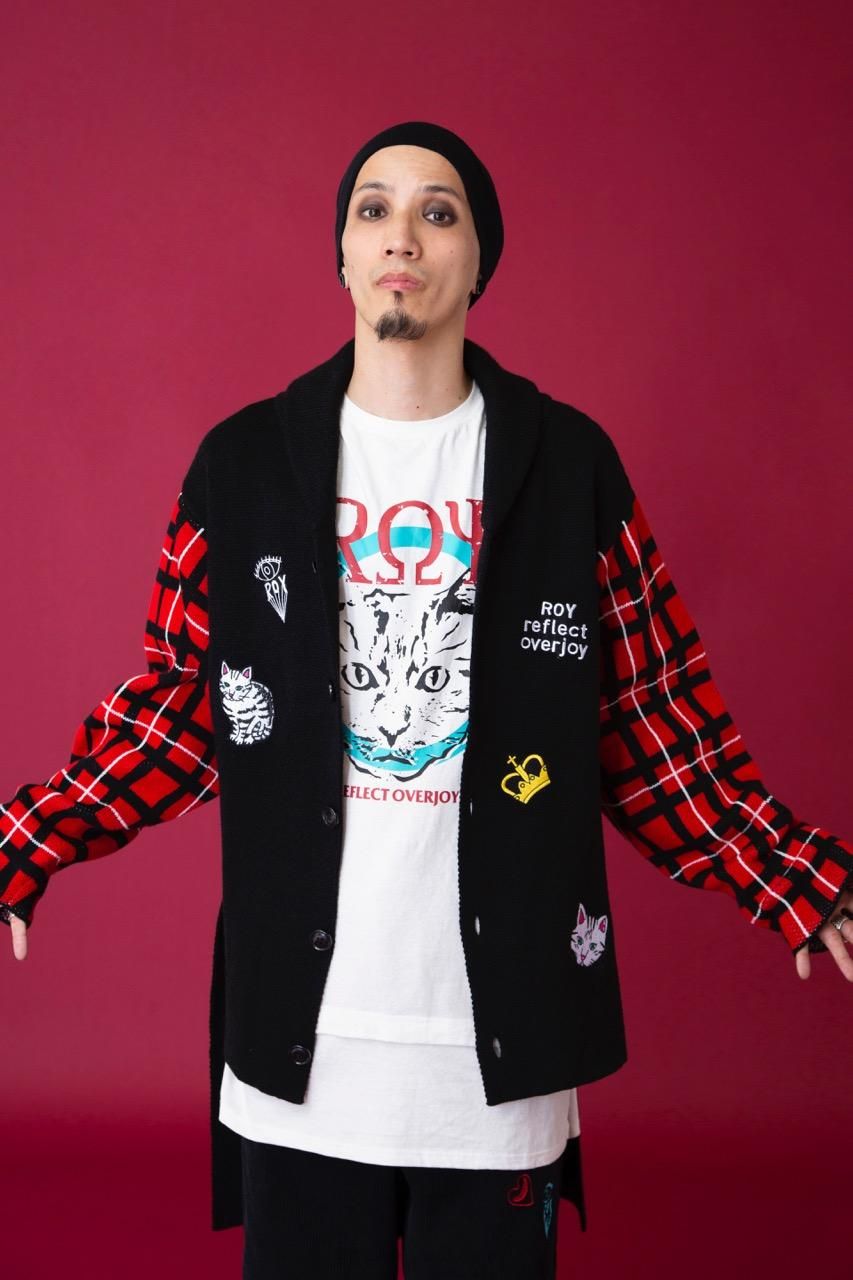 ROY reflect over joyバックジップチェックシャツ ROY LiSA オーバー