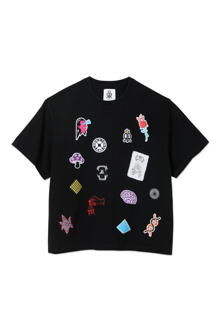 売れ筋ランキングも ワッペンビッグTシャツ - ROY reflect overjoy ミュージシャン