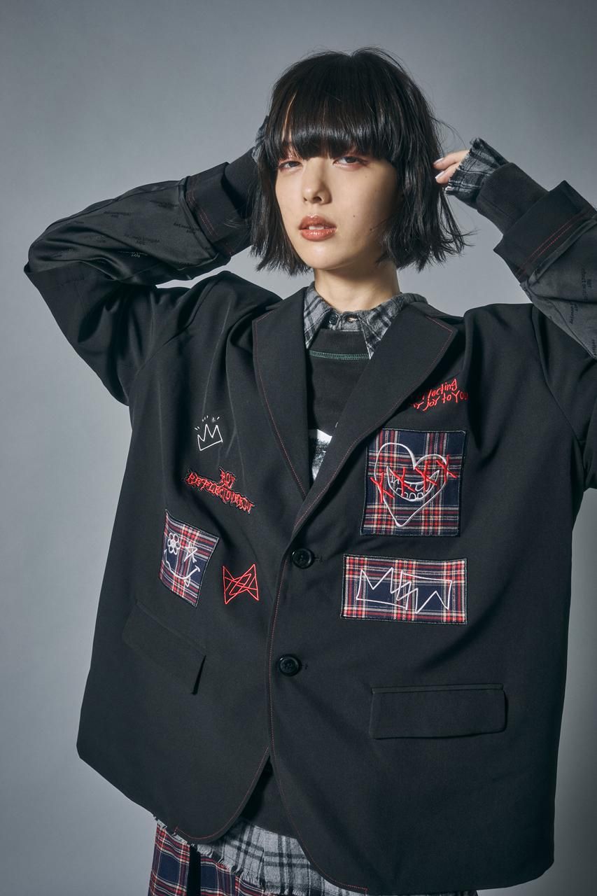 レイヤードテーラードジャケット - ROY reflect overjoy