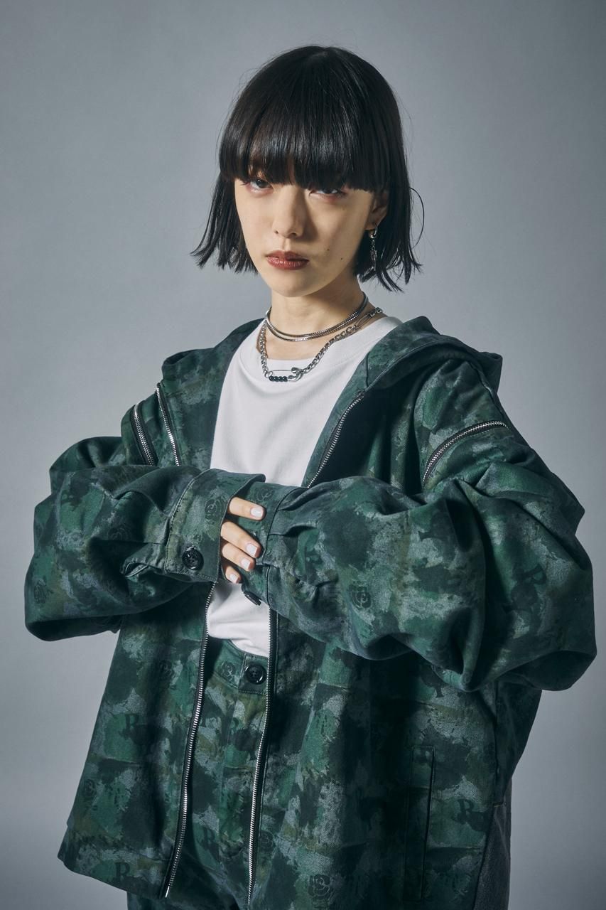 ROY reflect overjoy ノベルティ 入手困難 新品 ROY reflect overjoy 迷彩ジップジャケット