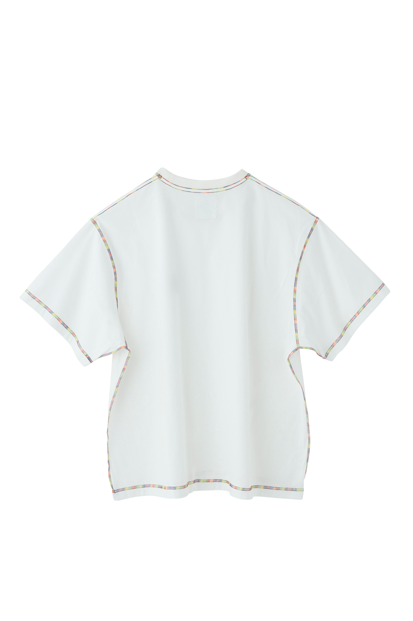 配色ステッチTシャツ - ROY reflect overjoy 配色ステッチTシャツ - ROY reflect overjoy