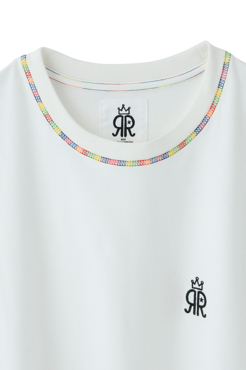配色ステッチTシャツ - ROY reflect overjoy 配色ステッチTシャツ - ROY reflect overjoy