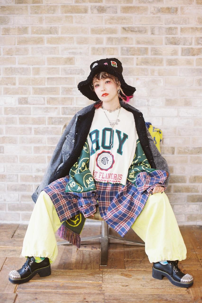 ワッペンデニムボアジャケット - ROY reflect overjoy ワッペンデニムボアジャケット - ROY reflect overjoy