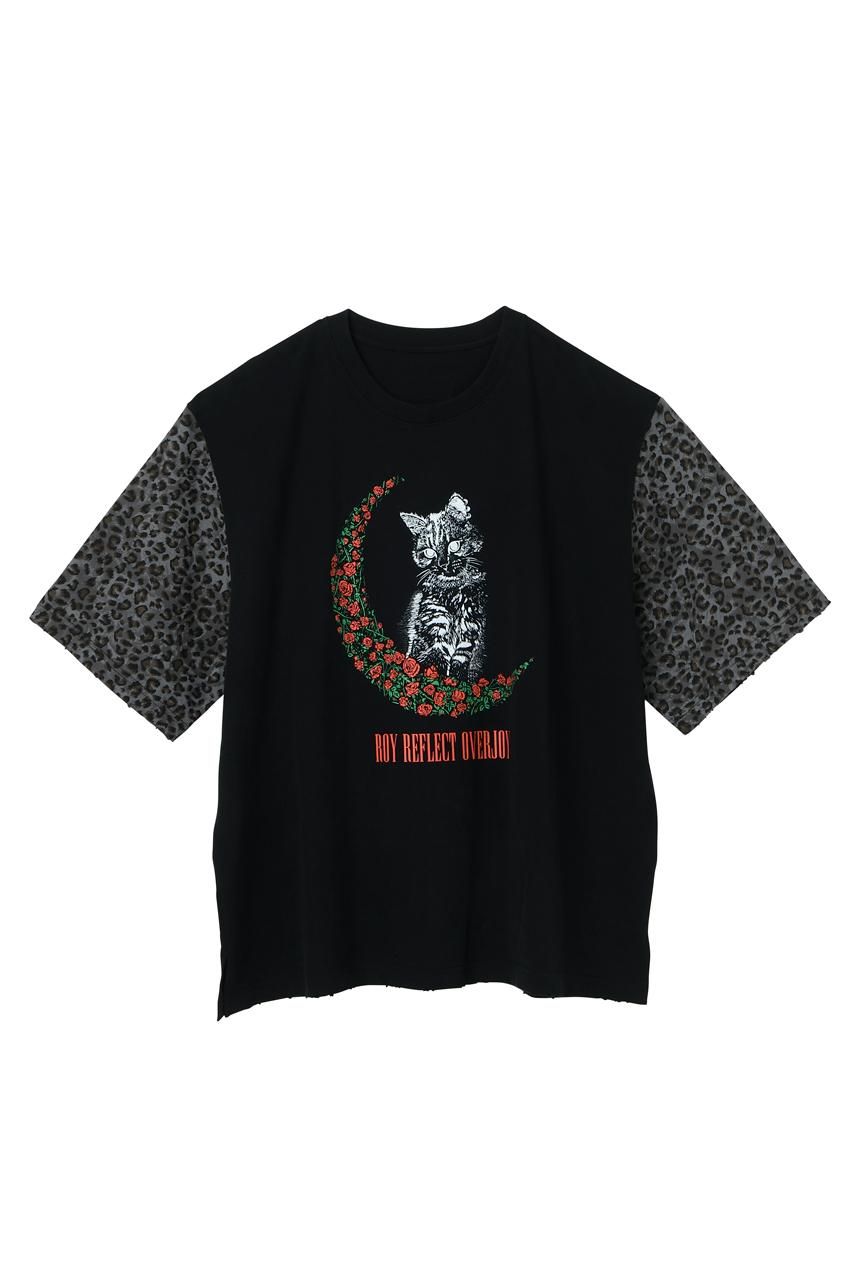 プリントモックネックTシャツ - ROY reflect overjoy