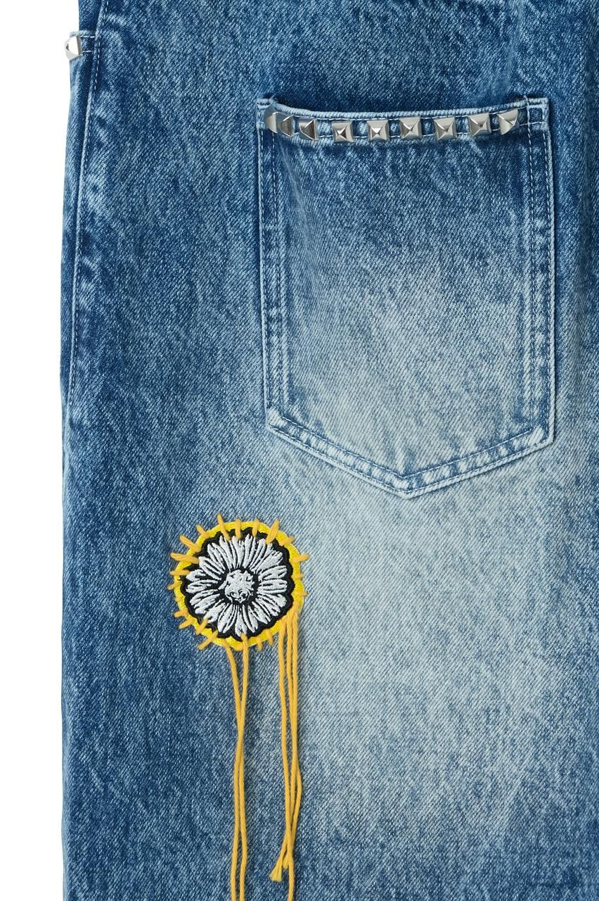 クラッシュデニムパンツ - ROY reflect overjoy クラッシュデニムパンツ - ROY reflect overjoy