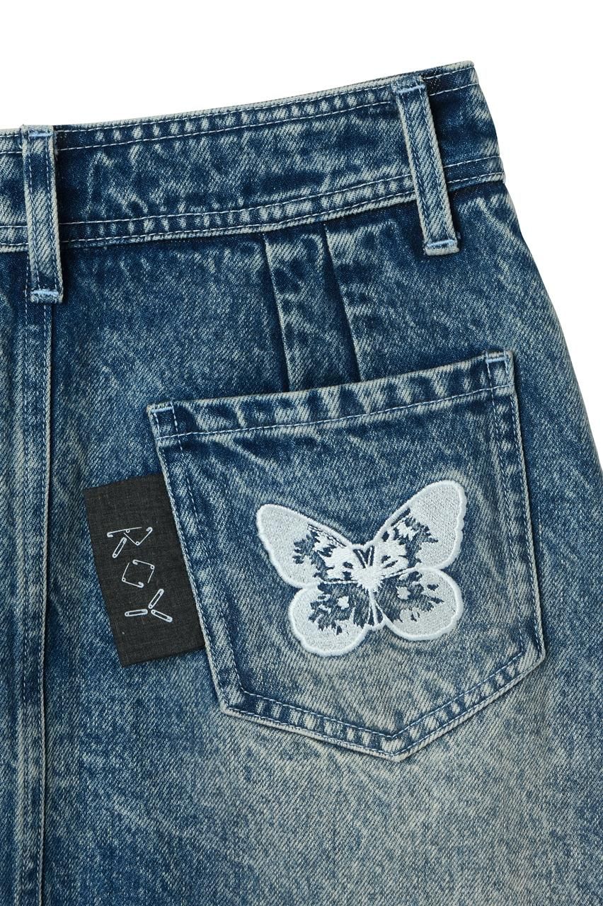 PERSONSOUL 24SS 嘆かわしい デトロイトギミックデニム クラッシュ 
