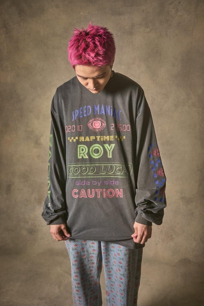 プリントロングスリーブTシャツ - ROY reflect overjoy