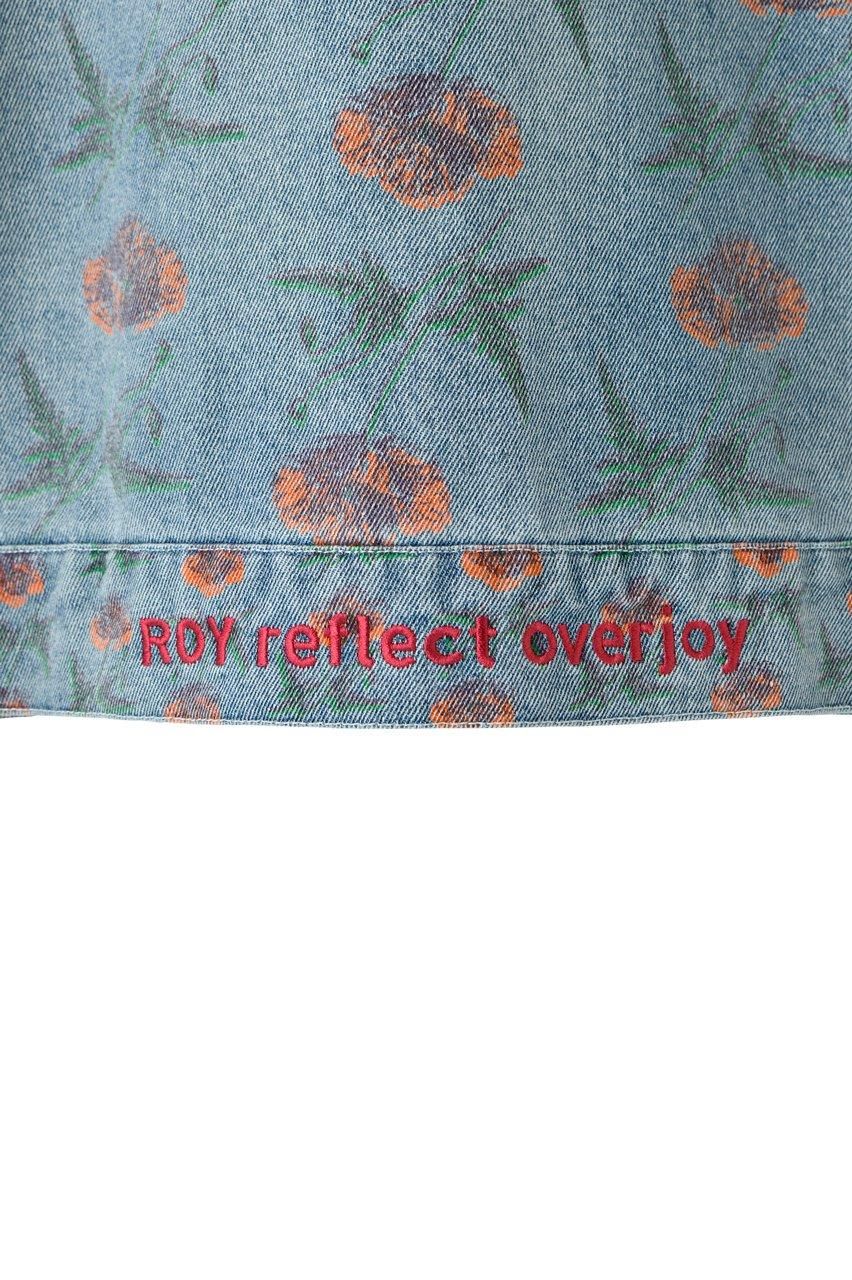 花柄デニムジャケット - ROY reflect overjoy 花柄デニムジャケット - ROY reflect overjoy