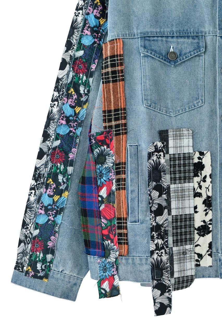 新品 LiSA ROY パッチワークデニムジャケット - メルカリ