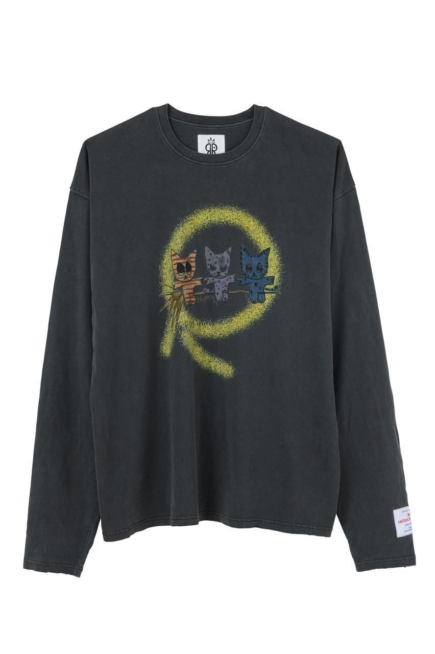 発売開始前】ロングスリーブダメージTシャツ - ROY reflect overjoy