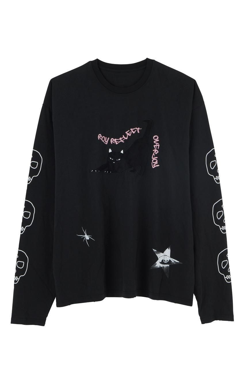 CATロングスリーブTシャツ - ROY reflect overjoy