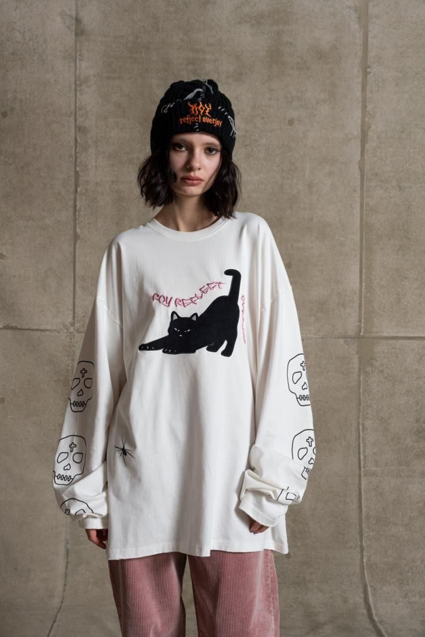 新品 LiSA ブランド ロンT キャット 猫 スクルツナ【Lisa Larson×SKULTUNA】Cat Mia リサ・ラーソン No