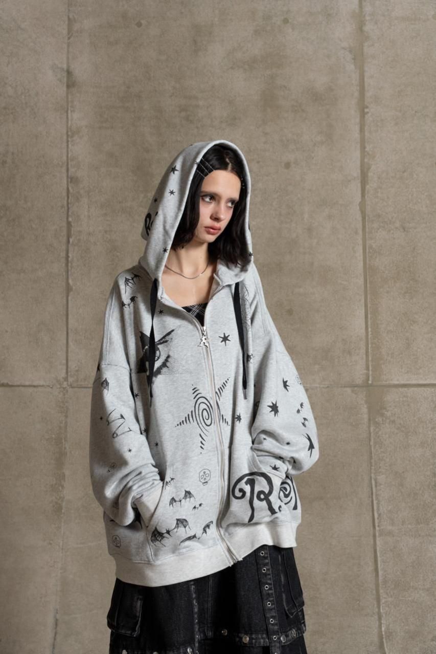 72▢ROY REFLECT OVERJOY ロゴパーカー TS0523-10 ハンドステッチパーカー - ROY reflect overjoy