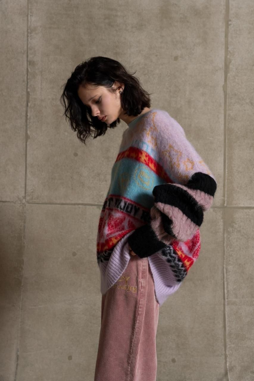 h*o様 REVERBERATEリバーバレイト　モヘア　シルク　ニット　サイズ4 セーター HIGH GAGE KNIT SHIRT KNS08