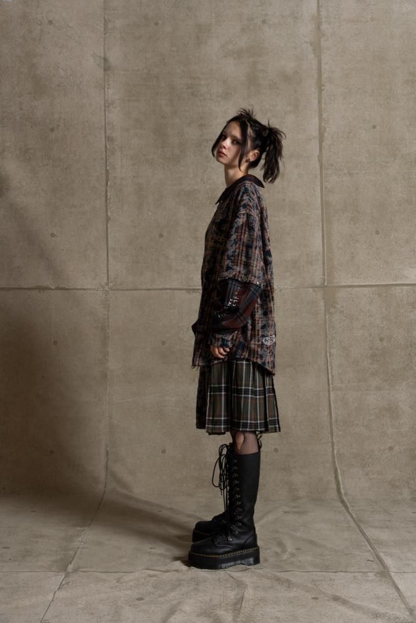 専用ページ ROY バックジップシャツ LiSA 発売開始前】2WAYバックジップチェックシャツ - ROY reflect overjoy