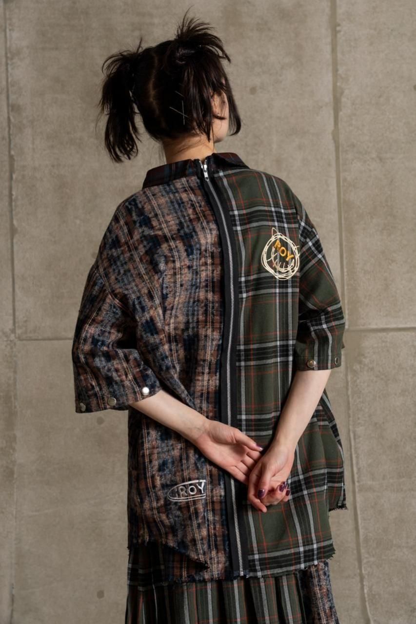 専用ページ ROY バックジップシャツ LiSA 発売開始前】2WAYバックジップチェックシャツ - ROY reflect overjoy