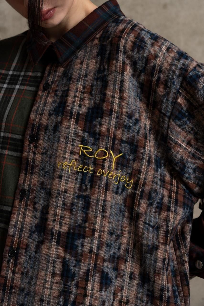 LiSA ROY reflect overjoy チェッカー柄 プリーツシャツ LiSA ROY reflect overjoy チェッカー柄 プリーツシャツ