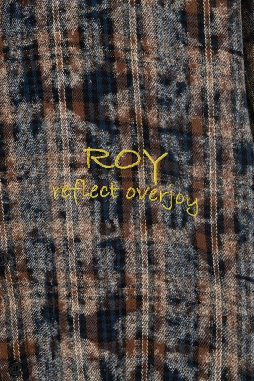 発売開始前】2WAYバックジップチェックシャツ - ROY reflect overjoy