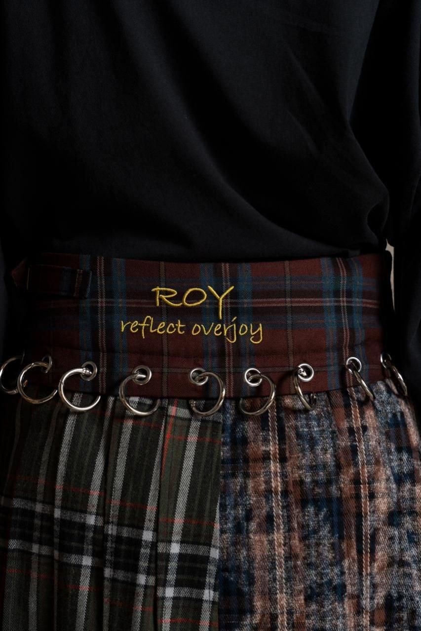 発売開始前】プリーツチェックスカート - ROY reflect overjoy