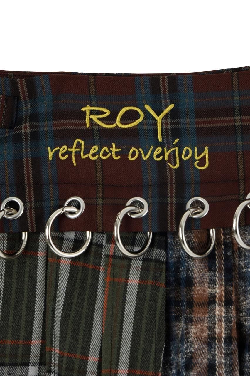 発売開始前】プリーツチェックスカート - ROY reflect overjoy