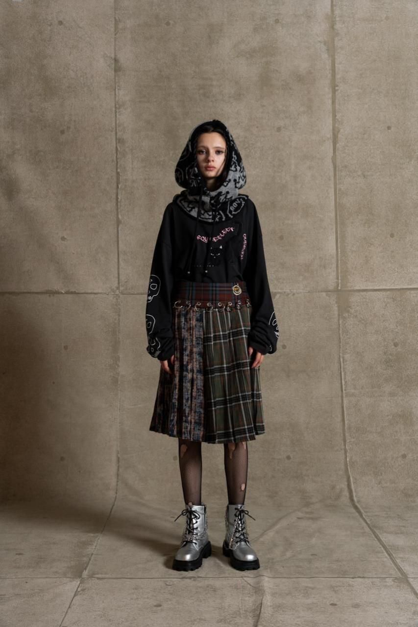 プリーツチェックスカート - ROY reflect overjoy